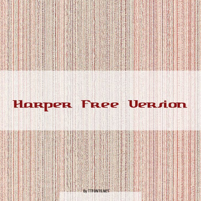 Harper Free Version example